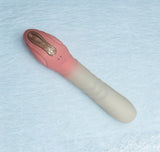 Luxurious Telescopic Vibrator Massager with Diamond Design Sex Toys Wand