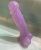 Orlena Glitter Silicone Dildo with Suction Cup