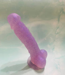 Orlena Glitter Silicone Dildo with Suction Cup